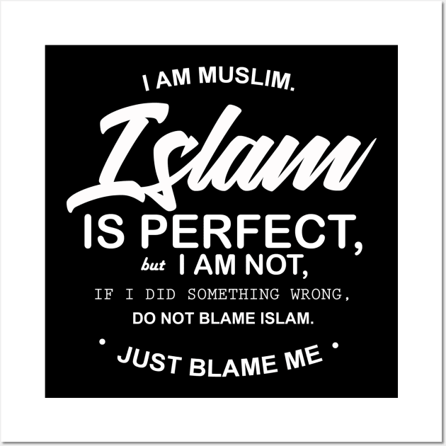 I AM MUSLIM Wall Art by Hason3Clothing